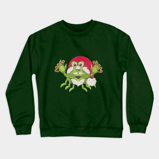 Santa Claws! Crewneck Sweatshirt by TJWArtisticCreations